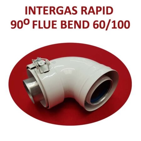 Intergas Rapid 90 Degree Flue Bend 60/100mm (087617)
