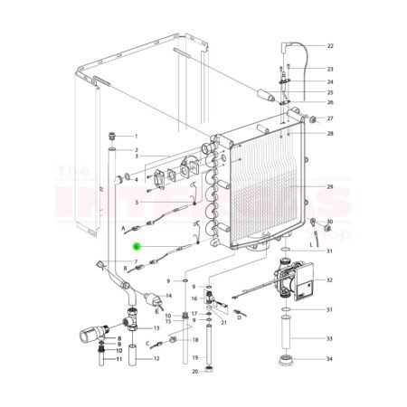 Intergas Heat Exchanger NTC Sensor S1 or S2 (200117)