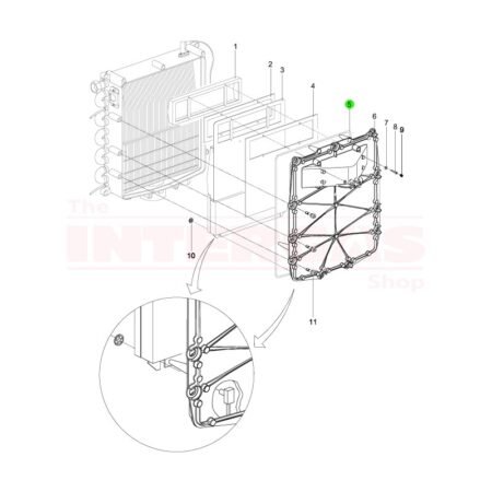 Intergas 24kW Front Plate Seal (086514)