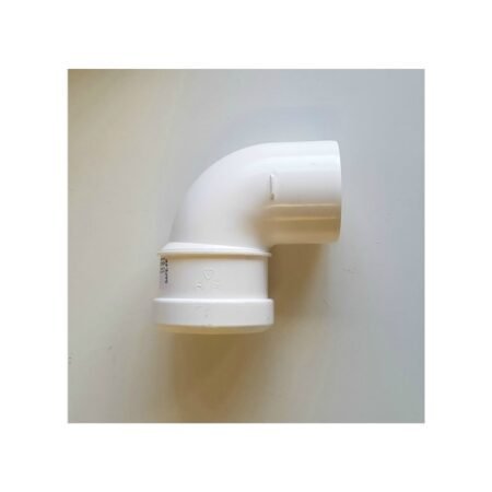 Intergas 80mm 90 Degree Elbow (Inc. Bracket) for Twin Flue System (0453992)