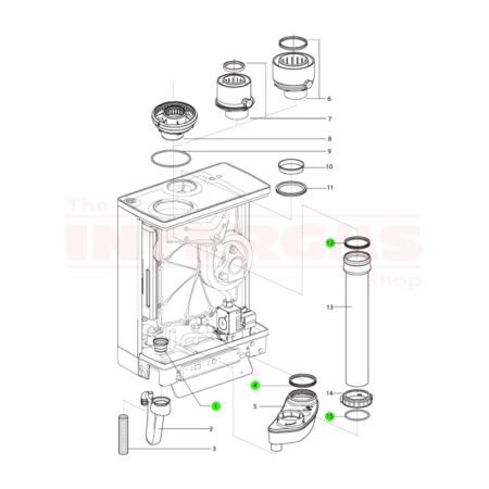 Intergas Inner Flue Seal Kit