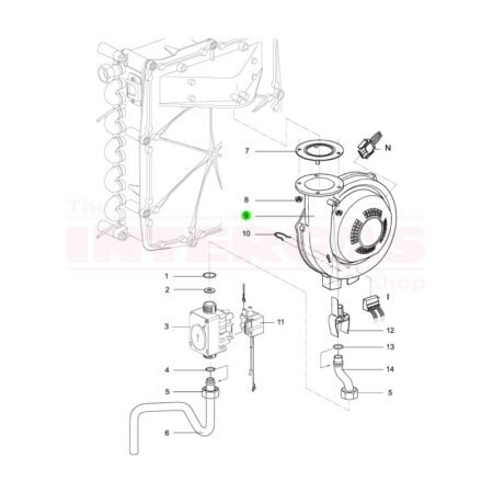 Intergas Fan Assembly 40kW 230v (074577)
