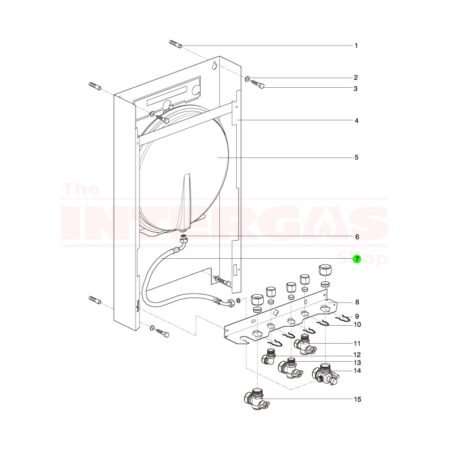 Intergas Expansion Vessel Hose (859617)