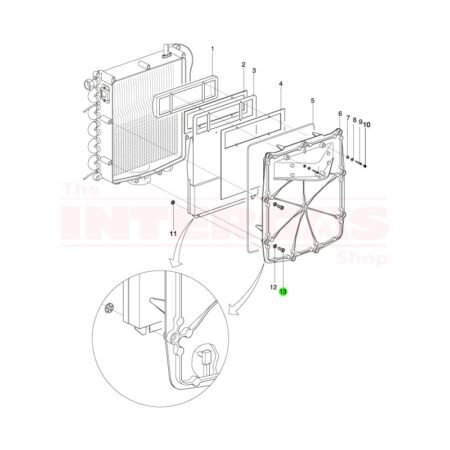 Intergas Old Style Front Plate Bolt M8x40 Incl. Dri-Loc