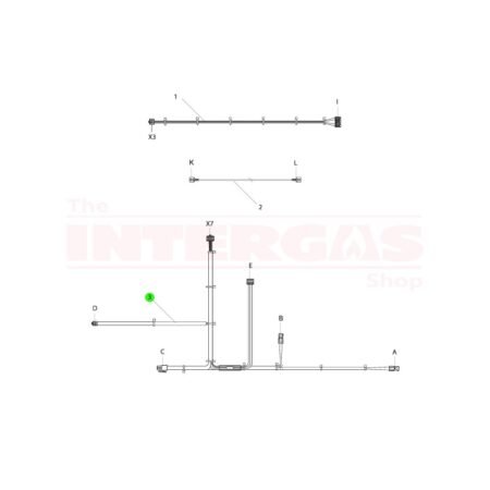 Intergas NTC Cable HRE/ECO Combi (221737)