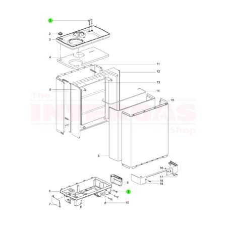 Intergas Casing Cap (490097)
